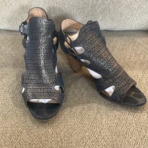 Vince Camuto Blue Strappy Heels